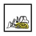 Picture of Construction Dozer _GroupedProduct_Square_Mini_ _GroupedProduct_Square_Framed_Matted_