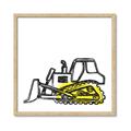Picture of Construction Dozer _GroupedProduct_Square_Mini_ _GroupedProduct_Square_Framed_Matted_