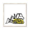 Picture of Construction Dozer _GroupedProduct_Square_Mini_ _GroupedProduct_Square_Framed_Matted_
