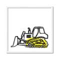 Picture of Construction Dozer _GroupedProduct_Square_Mini_ _GroupedProduct_Square_Framed_Matted_