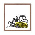 Picture of Construction Dozer _GroupedProduct_Square_Mini_ _GroupedProduct_Square_Framed_Matted_