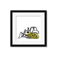 Picture of Construction Dozer _GroupedProduct_Square_Mini_ _GroupedProduct_Square_Framed_Matted_