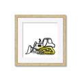 Picture of Construction Dozer _GroupedProduct_Square_Mini_ _GroupedProduct_Square_Framed_Matted_