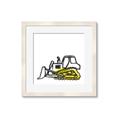 Picture of Construction Dozer _GroupedProduct_Square_Mini_ _GroupedProduct_Square_Framed_Matted_