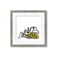 Picture of Construction Dozer _GroupedProduct_Square_Mini_ _GroupedProduct_Square_Framed_Matted_