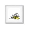 Picture of Construction Dozer _GroupedProduct_Square_Mini_ _GroupedProduct_Square_Framed_Matted_