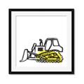 Picture of Construction Dozer _GroupedProduct_Square_Mini_ _GroupedProduct_Square_Framed_Matted_