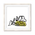 Picture of Construction Dozer _GroupedProduct_Square_Mini_ _GroupedProduct_Square_Framed_Matted_