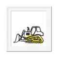 Picture of Construction Dozer _GroupedProduct_Square_Mini_ _GroupedProduct_Square_Framed_Matted_