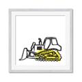 Picture of Construction Dozer _GroupedProduct_Square_Mini_ _GroupedProduct_Square_Framed_Matted_
