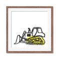 Picture of Construction Dozer _GroupedProduct_Square_Mini_ _GroupedProduct_Square_Framed_Matted_