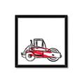 Picture of Construction Roller _GroupedProduct_Square_Mini_ _GroupedProduct_Square_Framed_Matted_
