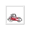 Picture of Construction Roller _GroupedProduct_Square_Mini_ _GroupedProduct_Square_Framed_Matted_