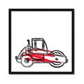 Picture of Construction Roller _GroupedProduct_Square_Mini_ _GroupedProduct_Square_Framed_Matted_