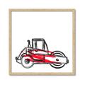 Picture of Construction Roller _GroupedProduct_Square_Mini_ _GroupedProduct_Square_Framed_Matted_