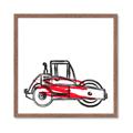 Picture of Construction Roller _GroupedProduct_Square_Mini_ _GroupedProduct_Square_Framed_Matted_