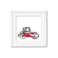 Picture of Construction Roller _GroupedProduct_Square_Mini_ _GroupedProduct_Square_Framed_Matted_