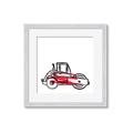 Picture of Construction Roller _GroupedProduct_Square_Mini_ _GroupedProduct_Square_Framed_Matted_