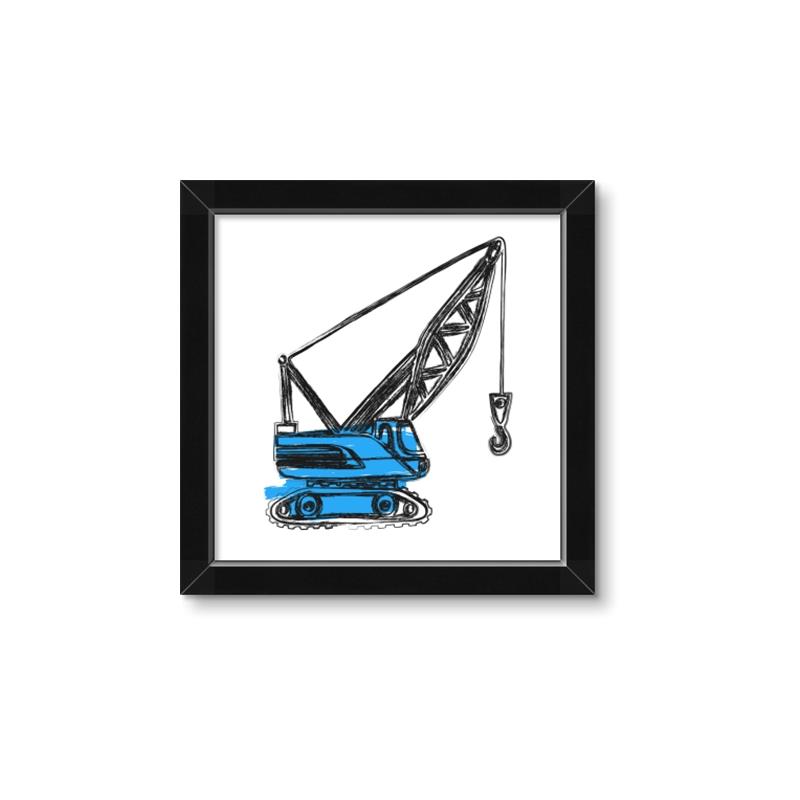 Picture of Construction Crane _GroupedProduct_Square_Mini_ _GroupedProduct_Square_Framed_Matted_