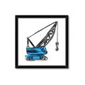 Picture of Construction Crane _GroupedProduct_Square_Mini_ _GroupedProduct_Square_Framed_Matted_