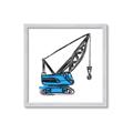 Picture of Construction Crane _GroupedProduct_Square_Mini_ _GroupedProduct_Square_Framed_Matted_