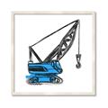 Picture of Construction Crane _GroupedProduct_Square_Mini_ _GroupedProduct_Square_Framed_Matted_