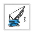 Picture of Construction Crane _GroupedProduct_Square_Mini_ _GroupedProduct_Square_Framed_Matted_