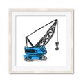 Picture of Construction Crane _GroupedProduct_Square_Mini_ _GroupedProduct_Square_Framed_Matted_
