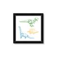 Picture of Geo Dinosaurs I _GroupedProduct_Square_Mini_ _GroupedProduct_Square_Framed_Matted_