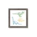 Picture of Geo Dinosaurs I _GroupedProduct_Square_Mini_ _GroupedProduct_Square_Framed_Matted_