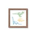 Picture of Geo Dinosaurs I _GroupedProduct_Square_Mini_ _GroupedProduct_Square_Framed_Matted_