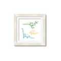 Picture of Geo Dinosaurs I _GroupedProduct_Square_Mini_ _GroupedProduct_Square_Framed_Matted_