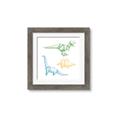 Picture of Geo Dinosaurs I _GroupedProduct_Square_Mini_ _GroupedProduct_Square_Framed_Matted_