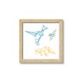 Picture of Geo Dinosaurs II _GroupedProduct_Square_Mini_ _GroupedProduct_Square_Framed_Matted_