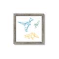 Picture of Geo Dinosaurs II _GroupedProduct_Square_Mini_ _GroupedProduct_Square_Framed_Matted_