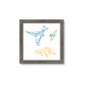 Picture of Geo Dinosaurs II _GroupedProduct_Square_Mini_ _GroupedProduct_Square_Framed_Matted_