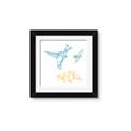 Picture of Geo Dinosaurs II _GroupedProduct_Square_Mini_ _GroupedProduct_Square_Framed_Matted_