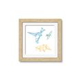 Picture of Geo Dinosaurs II _GroupedProduct_Square_Mini_ _GroupedProduct_Square_Framed_Matted_