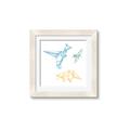 Picture of Geo Dinosaurs II _GroupedProduct_Square_Mini_ _GroupedProduct_Square_Framed_Matted_