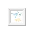 Picture of Geo Dinosaurs II _GroupedProduct_Square_Mini_ _GroupedProduct_Square_Framed_Matted_