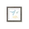 Picture of Geo Dinosaurs II _GroupedProduct_Square_Mini_ _GroupedProduct_Square_Framed_Matted_