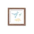 Picture of Geo Dinosaurs II _GroupedProduct_Square_Mini_ _GroupedProduct_Square_Framed_Matted_
