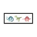 Picture of Dino Line _GroupedProduct_Panel_Landscape_Mini_ _GroupedProduct_Panel_Landscape_Framed_Matted_