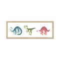 Picture of Dino Line _GroupedProduct_Panel_Landscape_Mini_ _GroupedProduct_Panel_Landscape_Framed_Matted_