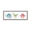 Picture of Dino Line _GroupedProduct_Panel_Landscape_Mini_ _GroupedProduct_Panel_Landscape_Framed_Matted_