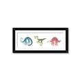 Picture of Dino Line _GroupedProduct_Panel_Landscape_Mini_ _GroupedProduct_Panel_Landscape_Framed_Matted_