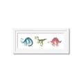 Picture of Dino Line _GroupedProduct_Panel_Landscape_Mini_ _GroupedProduct_Panel_Landscape_Framed_Matted_