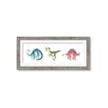 Picture of Dino Line _GroupedProduct_Panel_Landscape_Mini_ _GroupedProduct_Panel_Landscape_Framed_Matted_