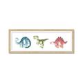 Picture of Dino Line _GroupedProduct_Panel_Landscape_Mini_ _GroupedProduct_Panel_Landscape_Framed_Matted_