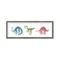Picture of Dino Line _GroupedProduct_Panel_Landscape_Mini_ _GroupedProduct_Panel_Landscape_Framed_Matted_